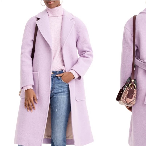 J. Crew Jackets & Blazers - J Crew Long Wrap Coat in Italian Boiled Wool NEW